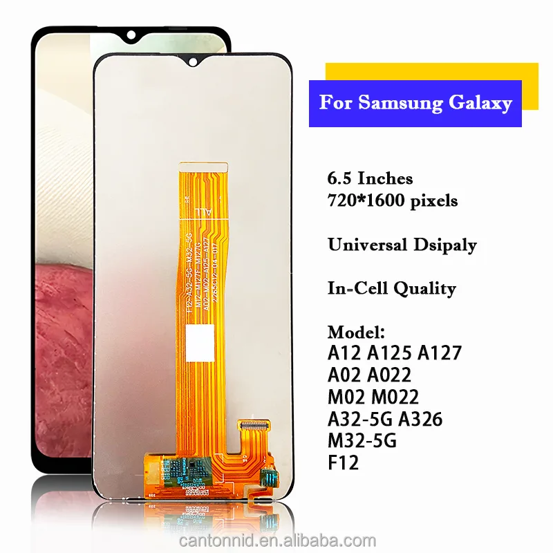 Samsung Galaxy A12, A02, M02, F12, A32 5G.